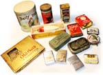 tins boxes
