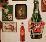 wall signs, 7up sign