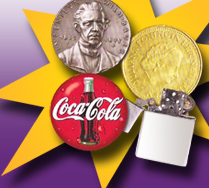 Gold Eagles, Maple Leafs, Silver Dollars, Silver American Eagles, Coca-Cola Collectibles, Zippo Lighters