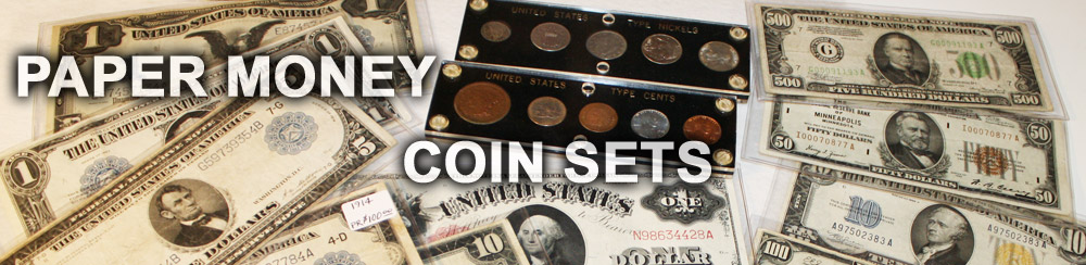 Paper money and coin Collections